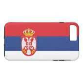 Vlag van Servië Case-Mate iPhone Case (Achterkant (Horizontaal))