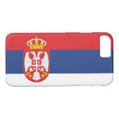Vlag van Servië Case-Mate iPhone Case (Achterkant (Horizontaal))