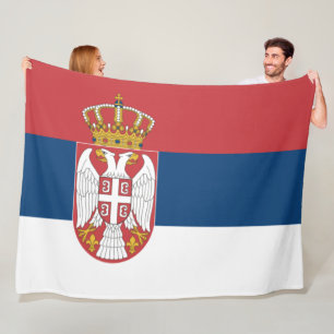 Vlag van Servië Fleece Deken