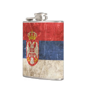 vlag van Servië Heupfles (Links)
