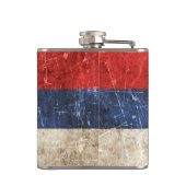 vlag van Servië Heupfles (Achterkant)