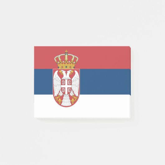 Vlag van Servië-Post-it® notes (Voorkant)