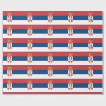 Vlag van Servië-rappelpapier
