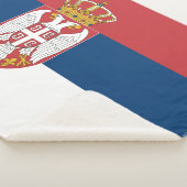 Vlag van Servië Sherpa Deken (3/4)