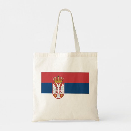Vlag van Servië Tote Bag (Achterkant)