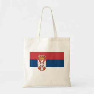 Vlag van Servië Tote Bag