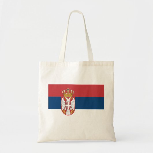 Vlag van Servië Tote Bag (Voorkant)