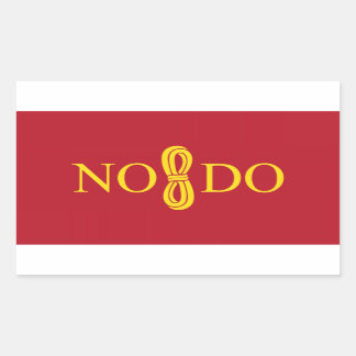 Vlag van Sevilla (Spanje) Rechthoekige Sticker