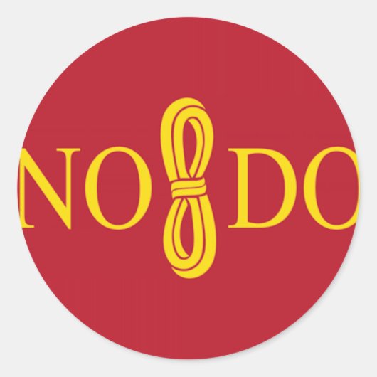 Vlag van Sevilla (Spanje) Ronde Sticker (Voorkant)