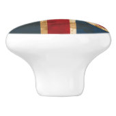 Vlag van SGEGrunge Union Jack UK Keramische Knop (Zijkant)