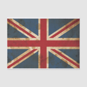 Vlag van SGEGrunge Union Jack UK Tissuepapier