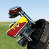 Vlag van Sicilië (Italië) Golfheadcover (Insitu)