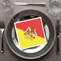 Vlag van Sicilië Siciliaanse Partij & Diner