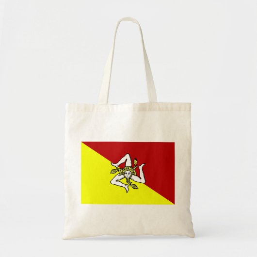 Vlag van Sicilië Tote Bag (Voorkant)
