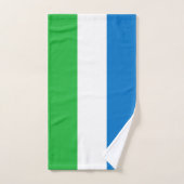 Vlag van Sierra Leone Bad Handdoek (Handdoek)