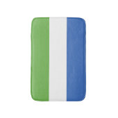 Vlag van Sierra Leone Badmat (Voorkant Verticaal)