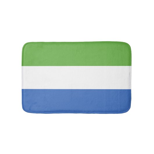 Vlag van Sierra Leone Badmat (Voorkant)