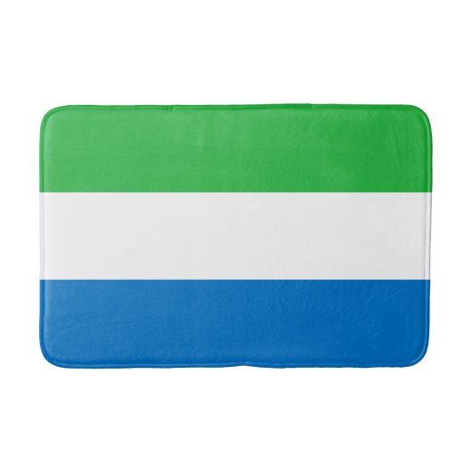 Vlag van Sierra Leone Badmat (Voorkant)