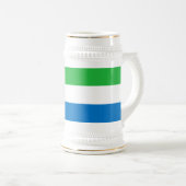Vlag van Sierra Leone Bierpul (Voorkant rechts)
