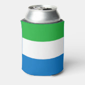 Vlag van Sierra Leone Blikjeskoeler (Blikje Achterkant)