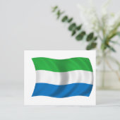 Vlag van Sierra Leone Briefkaart (Staand voorkant)