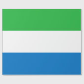 Vlag van Sierra Leone Cadeaupapier (Vlak)