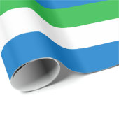 Vlag van Sierra Leone Cadeaupapier (Rol Hoek)