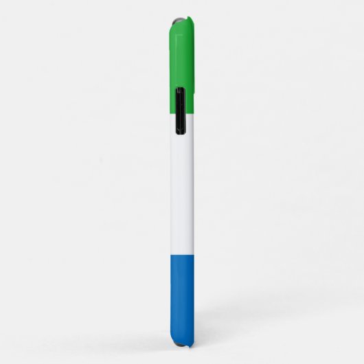 Vlag van Sierra Leone Case-Mate iPhone Case (Achterkant/rechts)