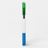 Vlag van Sierra Leone Case-Mate iPhone Case (Achterkant/links)