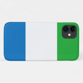 Vlag van Sierra Leone Case-Mate iPhone Case (Achterkant (horizontaal))