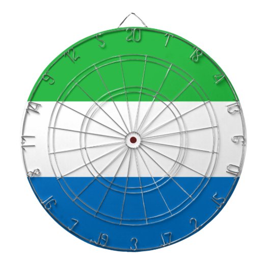 Vlag van Sierra Leone Dartbord (Voorkant)