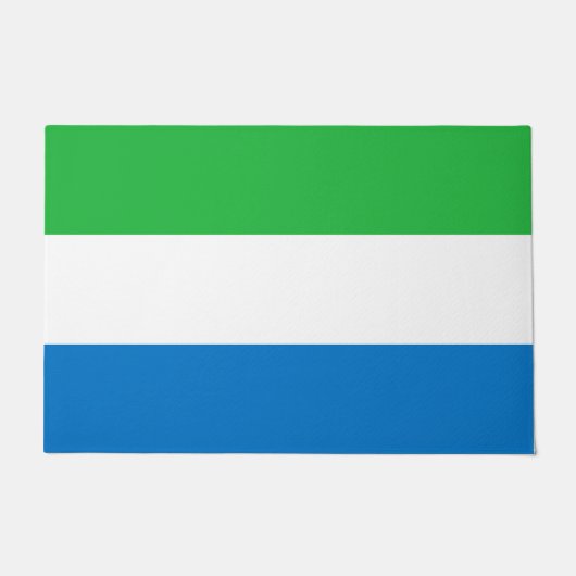 Vlag van Sierra Leone Deurmat (Voorkant)