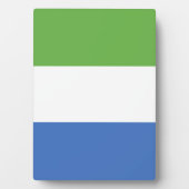 Vlag van Sierra Leone Fotoplaat (voorkant)