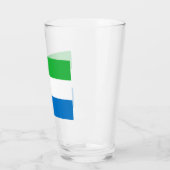 Vlag van Sierra Leone Glas (Links)