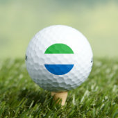 Vlag van Sierra Leone Golfballen (Insitu Shirt)