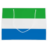 Vlag van Sierra Leone Groot Cadeauzakje (Voorkant)