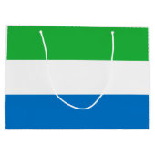 Vlag van Sierra Leone Groot Cadeauzakje (Achterkant)