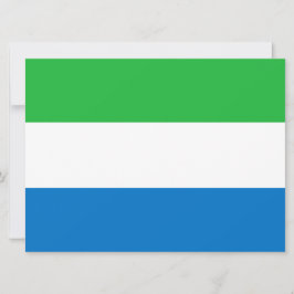 Vlag van Sierra Leone Kaart
