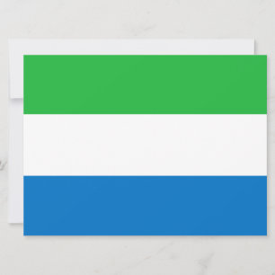 Vlag van Sierra Leone Kaart