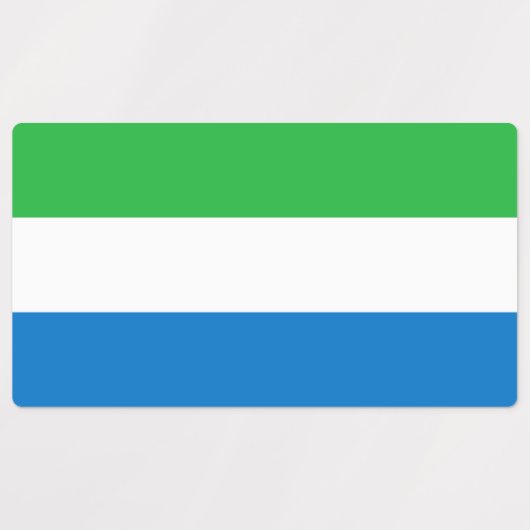 Vlag van Sierra Leone Labels (Design 2)