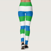 Vlag van Sierra Leone Leggings (Achterkant)