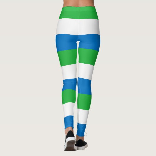 Vlag van Sierra Leone Leggings (Achterkant)