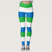 Vlag van Sierra Leone Leggings (Voorkant)