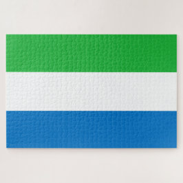 Vlag van Sierra Leone Legpuzzel