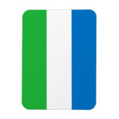 Vlag van Sierra Leone Magneet (Verticaal)