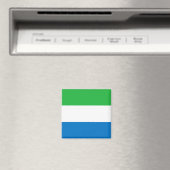 Vlag van Sierra Leone Magneet (Insitu (Vaatwasser))