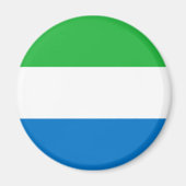 Vlag van Sierra Leone Magneet (Voorkant)