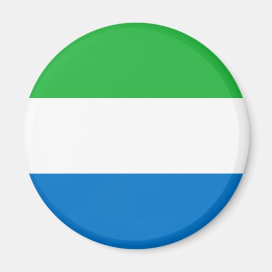 Vlag van Sierra Leone Magneet (Voorkant)