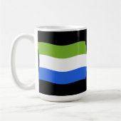 Vlag van Sierra Leone mok (Links)