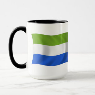 Vlag van Sierra Leone mok